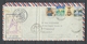 1969 Lettre Blocus Du Canal De Suez 4 Timbres UAR + étiq.Navire MS SINDH P2924 - Sonstige - Europa