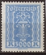 Autriche 1923 Industrie 3000k Bleu. N**. P296 - Otros - Europa