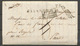 1821 Lettre En Franchise De Florence Italie Taxée Puis  "à Détaxer" P5186 - Civil Frank Covers