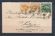 1899 Env. SUEDE Combinaison TRICOLORE N°29-30-41 Obl STOCKOLM. Sup. X1029 - Storia Postale