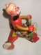 Jouet En Bois (Educa )  : Clown Sur Son Tricycle - Oud Speelgoed