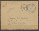 1949 Enveloppe Marine Franchise Griffe AVISO De 2e Classe "CDT DE PIMODAN" X3204 - Maritieme Post