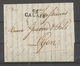 1823 Lettre De Londres PAR PH.DEVOT ET LE/DE CALAIS + 61/CALAIS, SUP X4121 - 1849-1876: Classic Period