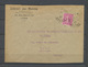 1927 Lettre N°202, 75c Rose CASSURE BORD DE GAUCHE Obl. RR, Superbe X4519 - Sin Clasificación