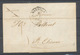 1842 Lettre Griffe Reçue Par Le Vapeur & Acheminée De Marseille X4592 - Marques D'entrées