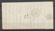 1858 Lettre Libourne C 15, Payée Numéraire, Taxe 15 Rouge+PP+LONDON/PAID X4904 - 1801-1848: Voorlopers XIX