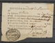 An 2 Lettre SECTION DES DROITS DE L'HOMME, Cachet Sur Bon Pour Du Savon X4916 - 1701-1800: Vorläufer XVIII