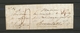 1818 Lettre Déboursé DEB 59/BELESME 28x10 Superbe Sceau De Cire(cavalier) X5075 - 1801-1848: Précurseurs XIX