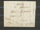 1832 Lettre CLANZO Linéaire Franchise Du Syndic De Villar COMTE DE NICE X5090 - 1801-1848: Precursori XIX