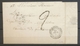 1850 CORPS EXPEDITre D'Italie/QER GENERAL, Càd + 2 Tampons, Superbe X5111 - Army Postmarks (before 1900)