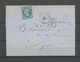 1867 Lettre APRES LE DEPART 2448 + GC Sur N°22 + C 15 Montelimar, TB X5122 - 1849-1876: Classic Period