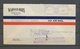 1940 Env WARNER Service Postal Interrompu Arrivée New-York 1941 1 An Après X5173 - 1960-.... Storia Postale