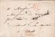 PSC De Paris (75) Pour Metz (57) - 29 Septembre 1821 - Marque Linéaire PORT-PAYE + Cachet Octogonal 60 P.P. E Rouge - 1801-1848: Precursores XIX