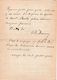 Alexandre DUMAS (père) 1802/1870 - Lettre Autographe Signée - Recherche D'un Ouvrier Confiseur - - Altri & Non Classificati