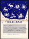 POLAND 1958 TELEGRAM SPECIAL OCCASION SIGNS OF THE ZODIAC TYPE 2 USED TÉLÉGRAMME TELEGRAMM MYTHICAL CREATURES ANIMALS - Astrologie
