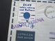 Polen 1958 Luftpost Vignette Przewieziono Balonem Stempel L1 Balon Syrena - Cartas & Documentos