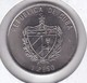 MONEDA DE CUBA DE 1 PESO DEL AÑO 1997 FLORA CARIBE - FLOR-FLOWER (COIN) NUEVA-MINT - Cuba