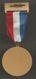 Médaille ,fédération Française De Tir ,12 E Championnat De France De Tir 10 M., Strasbourg , 1989 ,2 Scans , Frais 2.95e - Professionals / Firms