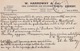 GRANDE BRETAGNE 1908 - CARTE HARROWAY & CO GRIMSBY POUR PECHERIES GRAVELINES - CHARBONS DE SOUTES - Storia Postale