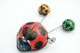 Vintage TIN TOY : Maker YONE YONEYA - LADY BUG FAMILY PARADE - 13 Cm - JAPAN - 1960's - - Collectors Et Insolites - Toutes Marques