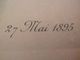Delcampe - RARE PROGRAMME DE LA SEANCE D'ESCRIME DE 1895 - AU PALAIS DE L' ELYSEE - PRESIDENCE GENERAL GERVAIS - ILL. F. REGAMEY - Escrime