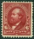 UNITED STATES OF AMERICA 1897-1903 6c GARFIELD, UNUSED WITHOUT GUM - Unused Stamps