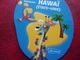 Magnet Brossard Savane Hawaï Etats-Unis USA Honolulu Girafe Perroquet Parrot Loro Giraffe Jirafa Giraffa Palmier Palm - Tourism