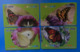 China X4 Puzzle Butterfly Papillon Mariposa Schmetterling Farfalla Butterflies Insect - Papillons