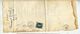 Fragment De  Lettre Cachet Losange Chaumont En Bassigny Sur Napoleon - 1849-1876: Klassik