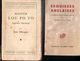 Lot 4 Livres Editions Divers  - Esquisses Anglaises - Master Lou Po To -  Médée - Ma Chère France  -  De 1930 à 1949 - Lotti E Stock Libri