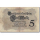 Billet, Allemagne, 5 Mark, 1914, 1917-08-01, KM:47c, TTB - 5 Mark
