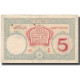 Billet, Côte Française Des Somalis, 5 Francs, Undated (1943), KM:11, TTB+ - Indochine