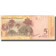 Billet, Venezuela, 5 Bolivares, 2011-02-03, NEUF - Venezuela