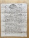 8 DOCUMENTS DIVERS  1726 - 1740 -1750 - 1780 - Manuscrits