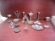 BEL ENSEMBLE ANCIEN MINIATURE MESSE OSTENSOIR CALICE CHANDELIER ENCENSOIR BURETTES... - Toy Memorabilia