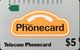 AUSTRALIE  -   Phonecard  -  Telecom Australia  - First Generic Issue   -  $ 5 - Australie