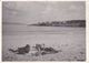 Old Real Original Photo -  Man Woman On The Beach - 8.5x6.1 Cm - Shot In Kiten 195x - Personnes Anonymes