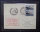 1962 Paquebot France Voyage Inaugural Le Havre New York, Lettre Plastifiée , Voir Description ! - Poste Navale