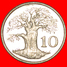 · GREAT BRITAIN: ZIMBABWE &#x2605; 10 CENTS 1991 MINT LUSTER! LOW START&#x2605; NO RESERVE! - Zimbabwe