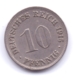 DEUTSCHES REICH 1915 D: 10 Pfennig, KM 12 - 10 Pfennig