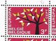 1222-V En Bloc De 4 Timbres V Accent Rouge Dans Le F - P3 T1 (Alb. Noir N° 15) - Other & Unclassified