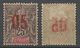 ANJOUAN N° 24 SURCHARGE RECTO VERSO  NEUF* CHARNIERE / MH - Unused Stamps