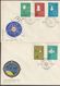 E 317) POLEN 1963 Mi# 1437-1446 FDC (4): Eroberung Des Weltraums, Raketen Satelliten - Altri & Non Classificati