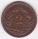Suisse . 2 Rappen 1875 B , En Bronze - 2 Rappen
