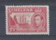 ST. HELENA ....KING GEORGE...VI..(1936-52.)......1 AND HALFd.........SG133.......SMALL TEAR ON TOP PERF......MH... - St. Helena