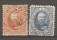 LUX 1891 Yv. N° 61,62  (o)  20 C, 15c   Adolphe Ier Cote 1,25 Euro BE  2 Scans - 1891 Adolfo Di Fronte