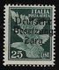 ZARA -OCCUPAZ.TEDESCA- 1943: Valore Nuovo Stl Da 25 C. Di Posta Aerea Con Soprastampa - In Buone Condizioni. - Deutsche Bes.: Zara