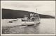 Teal Leaving Bowness Pier, Westmorland, C.1950s - Webster RP Postcard - Windermere