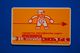 Krasnoyarsk. Red Man. Orange Card With A White Field. 25 Un. 7 Digits. - Russie