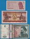 LOT BILLETS 3 BANKNOTES  INDONESIA MOZAMBIQUE ROMANIA - Mezclas - Billetes